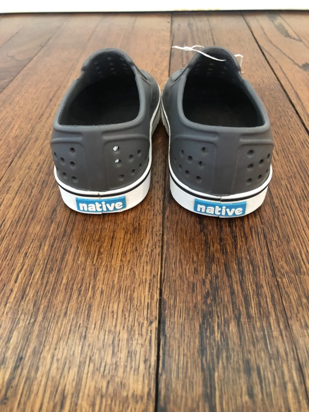NWT Native Miles Toddler Shoes, Dublin Grey/Shell White, Size C10